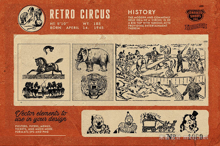 png素材 Retro Circus Pack