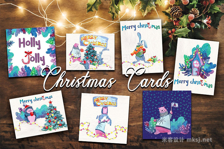 png素材 Christmas greeting cards