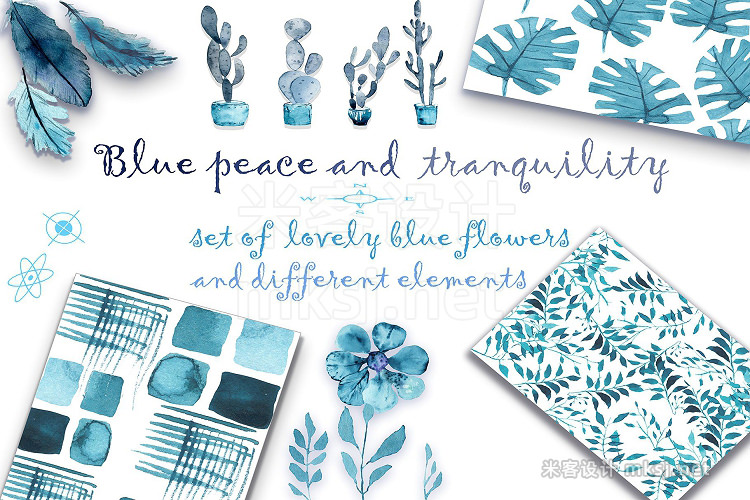 png素材 Blue peace and tranquility