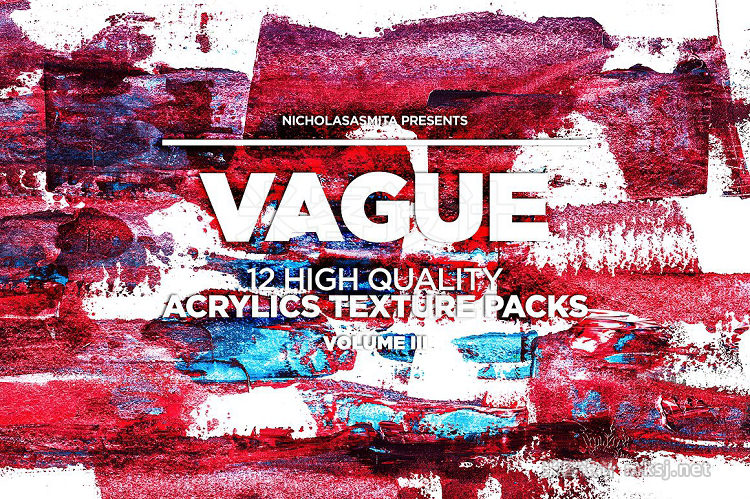 png素材 Vague III 12 Acrylics Textures