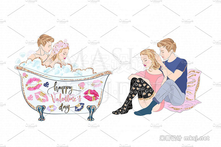 png素材 COZY VALENTINE'S DAY clipart