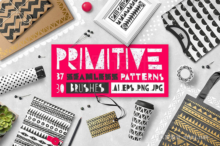 png素材 Primitive patterns collection