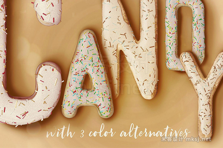 png素材 Get Your Cookie - 3D Lettering