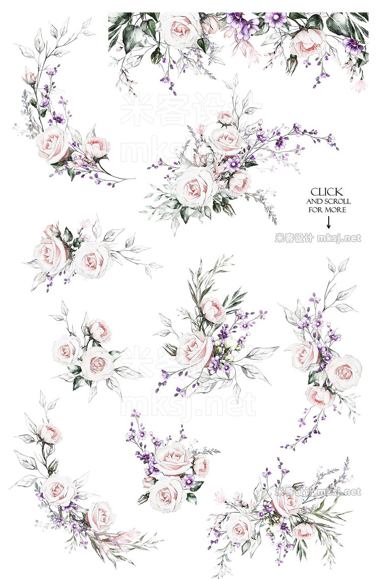 png素材 Spring Melody Floral Design bundle