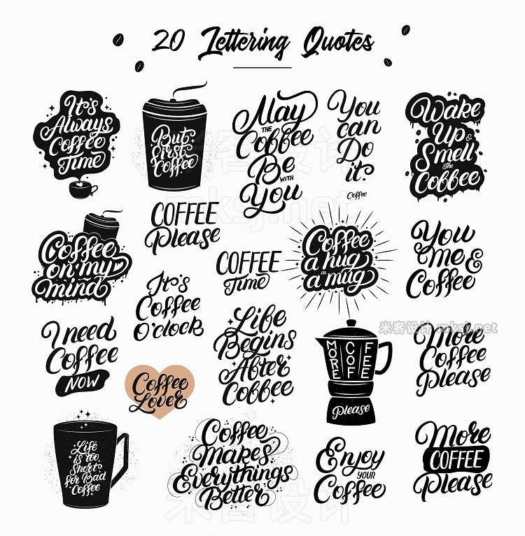 png素材 20 Coffee Quotes