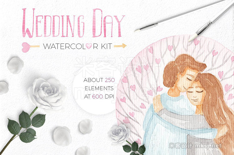 png素材 Wedding Watercolor Bundle