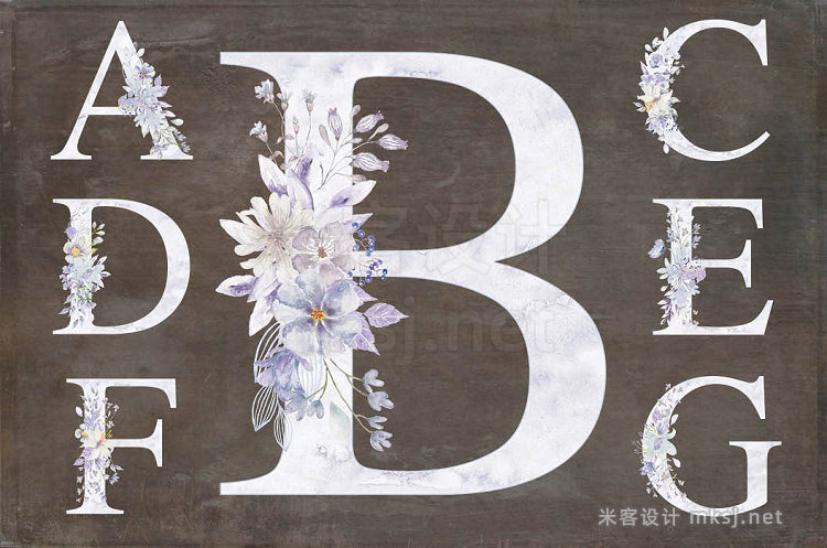 png素材 Smoky grey letters numbers sprays