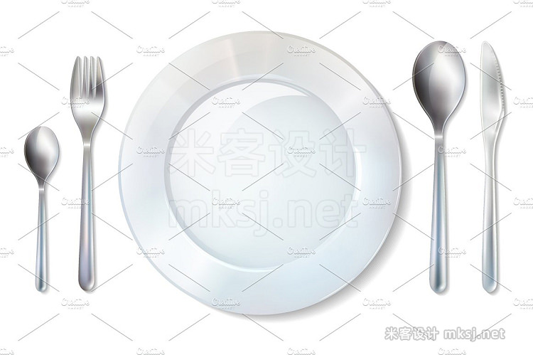 png素材 Cutlery Illustrations Set