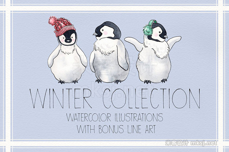 png素材 Winter Watercolor Collection