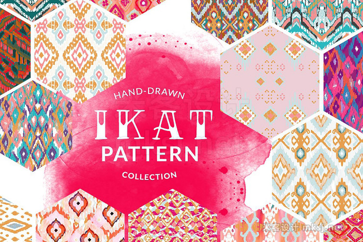 png素材 Ikat Pattern Collection