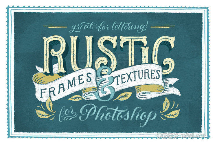 png素材 Rustic Frames Textures - Photoshop