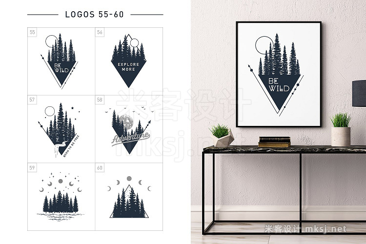 png素材 Nordicus 60 Creative Logos