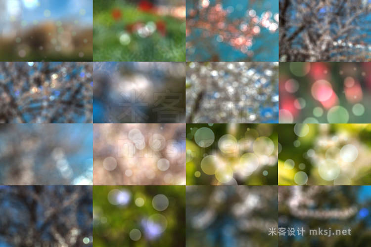 png素材 25 Bokeh Blur Backgrounds