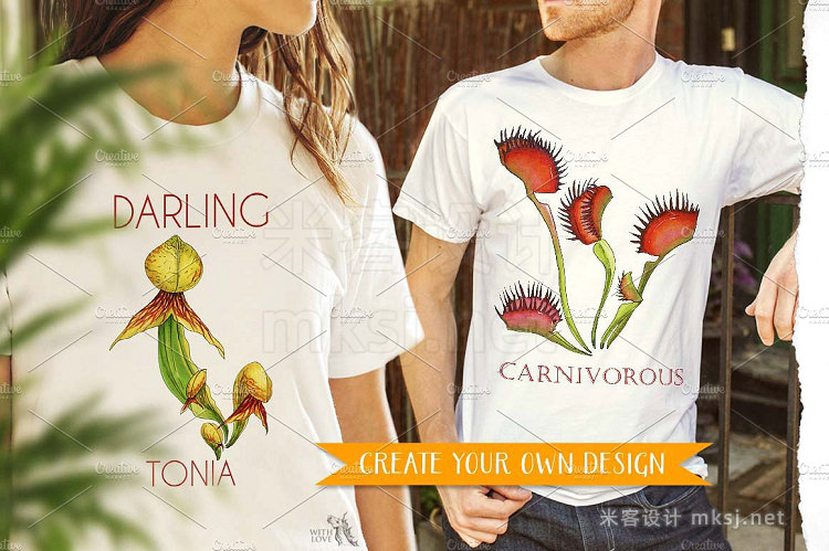 png素材 Carnivorous Plants Marker Set