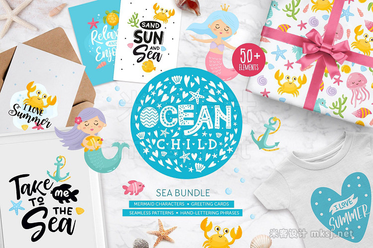 png素材 Ocean Child Sea Bundle