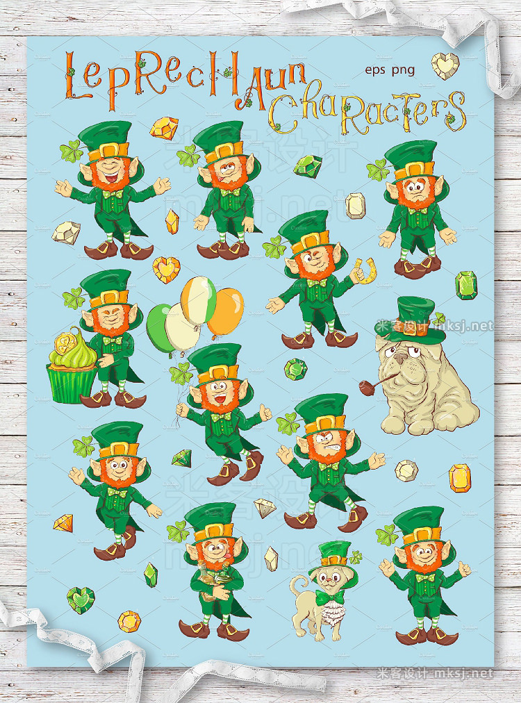 png素材 Leprechaun – St Patrick’s Day Set