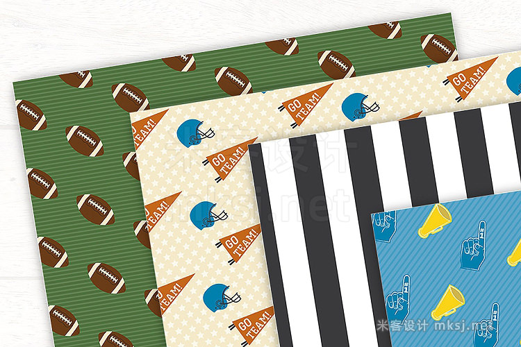 png素材 Football Party Patterns