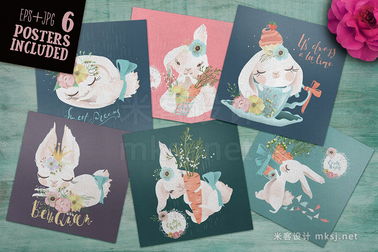 png素材 Lovely Bunnies Collection