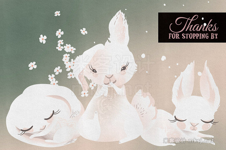 png素材 Lovely Bunnies Collection