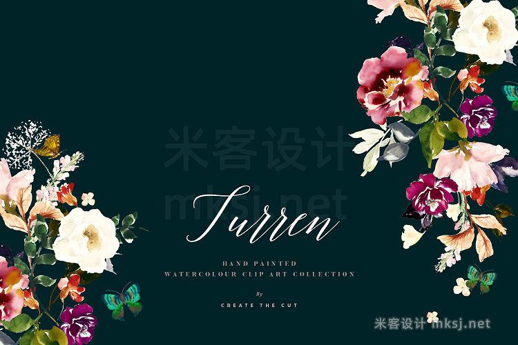 png素材 Hand Painted Clip Art - Turren