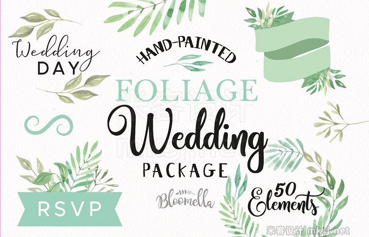 png素材 Foliage Wedding Leaves Leaf Package