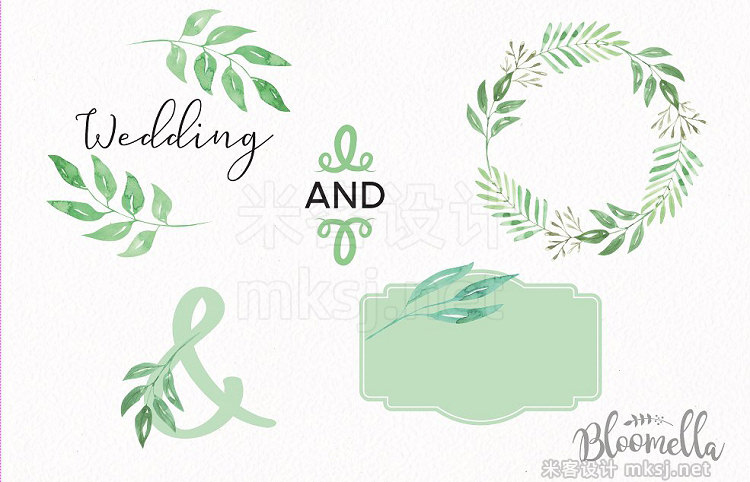 png素材 Foliage Wedding Leaves Leaf Package