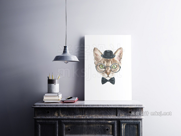 png素材 Watercolor Cats Animal Clipart