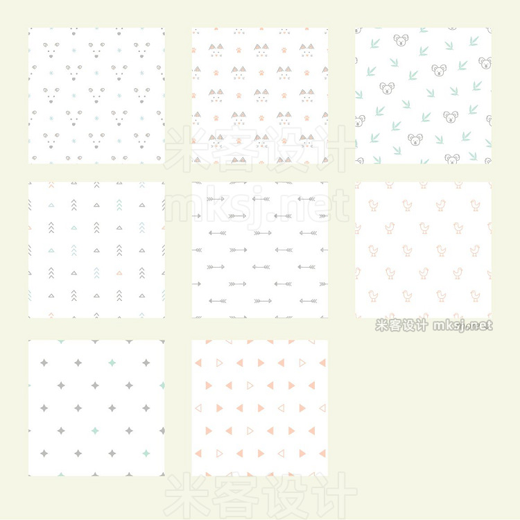 png素材 Simple Baby Patterns