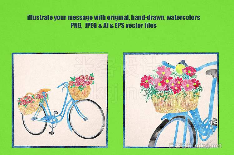 png素材 Bikes Flowers