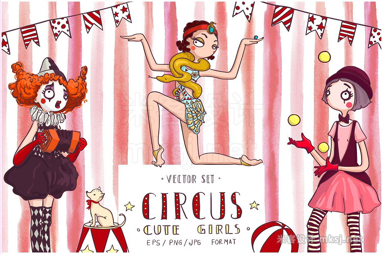 png素材 Circus Cute Girls Collection