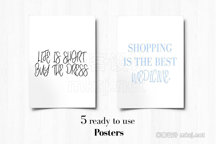 png素材 Shopping Digital PaperBonus Posters