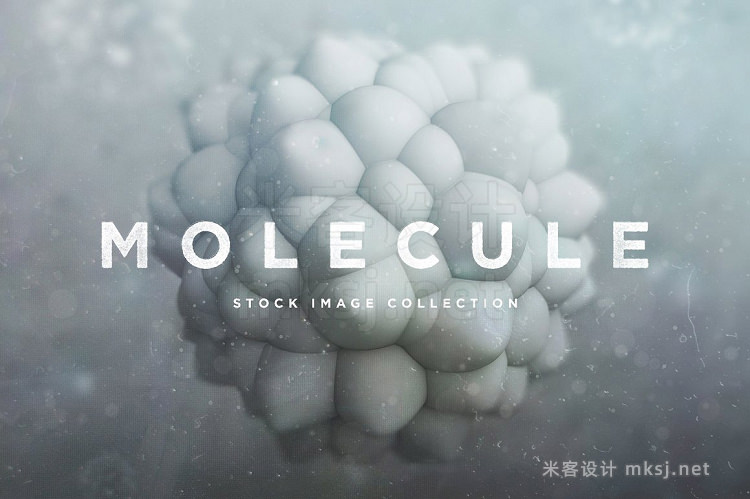 png素材 3D Molecule Objects