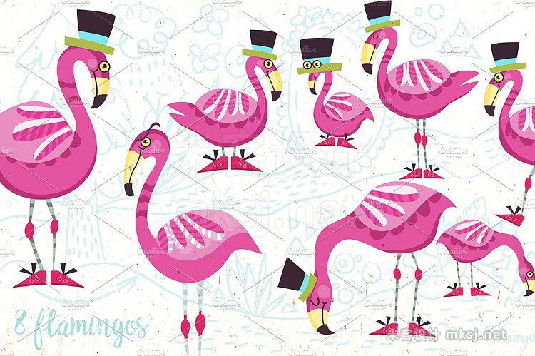 png素材 Pink Flamingo