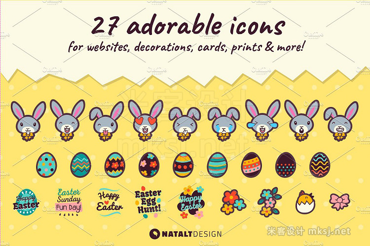 png素材 Adorable Easter Icons