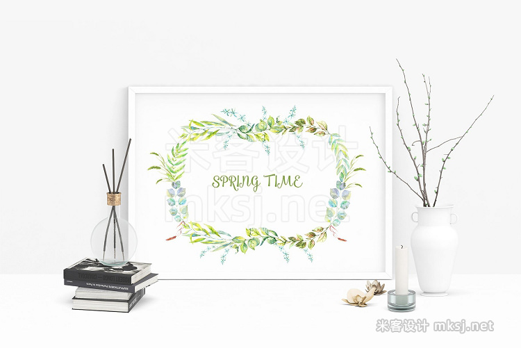 png素材 Spring Story Watercolor set