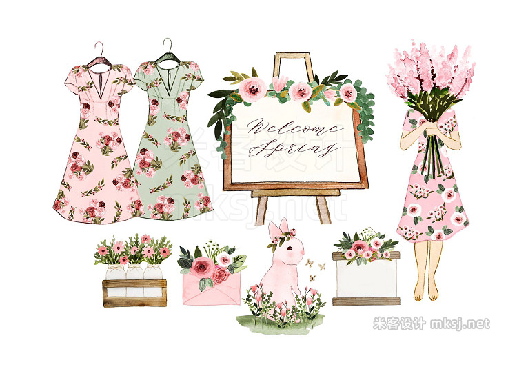 png素材 Spring clipart