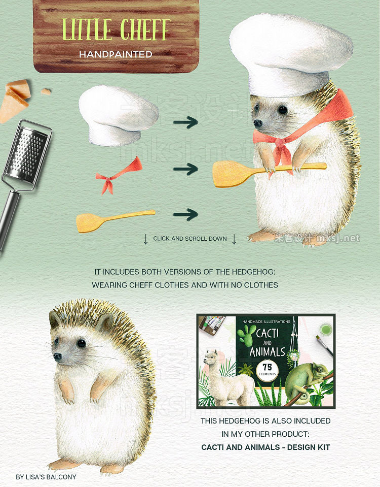 png素材 The Foodie Kit - Food Illustrations
