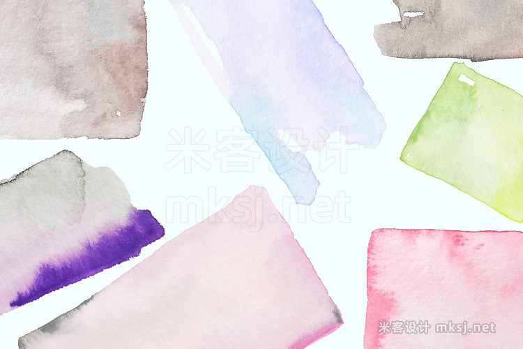 png素材 Watercolor Frames - Splotches Brush