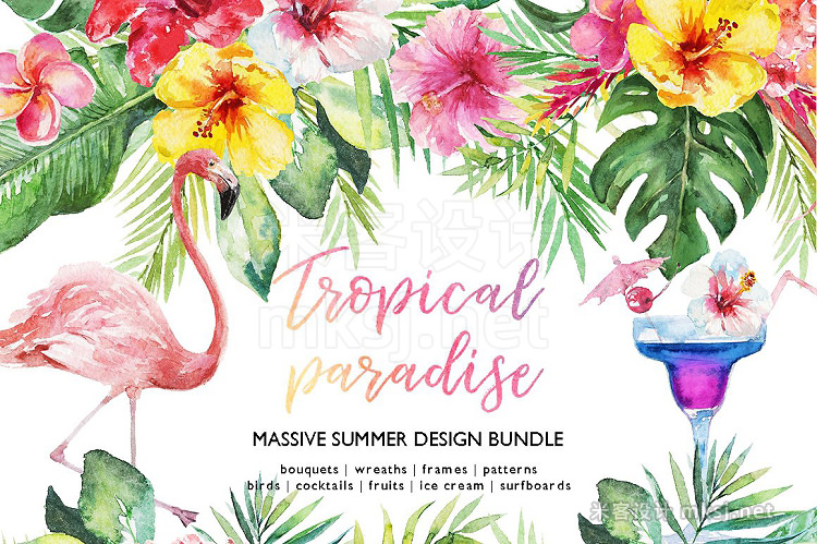png素材 Tropical Paradise - Huge Design Kit