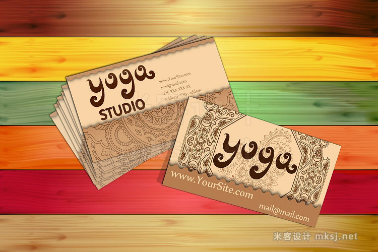 png素材 Set elements for Yoga studio