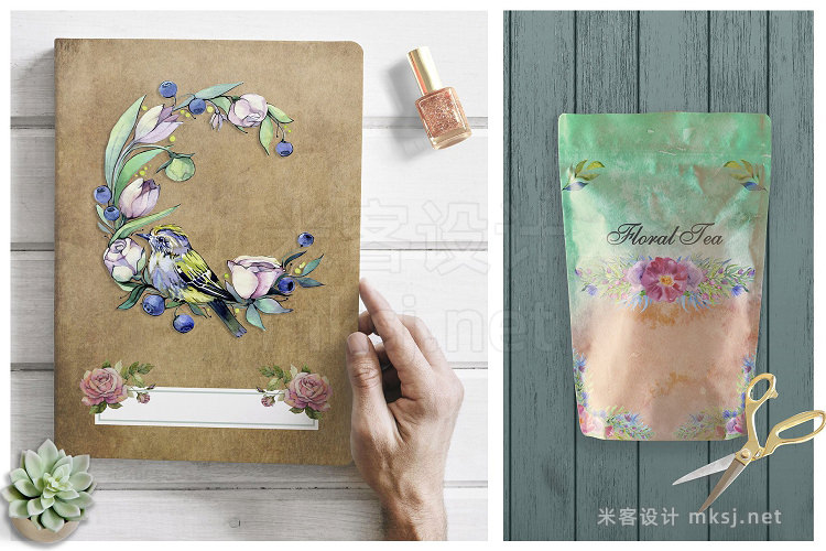 png素材 Spring Garden Watercolor Collection
