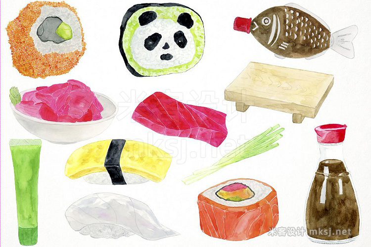 png素材 Sushi Clipart Pack 2