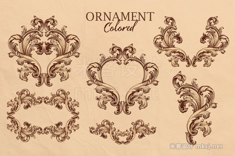 png素材 Ornament elements for decorate