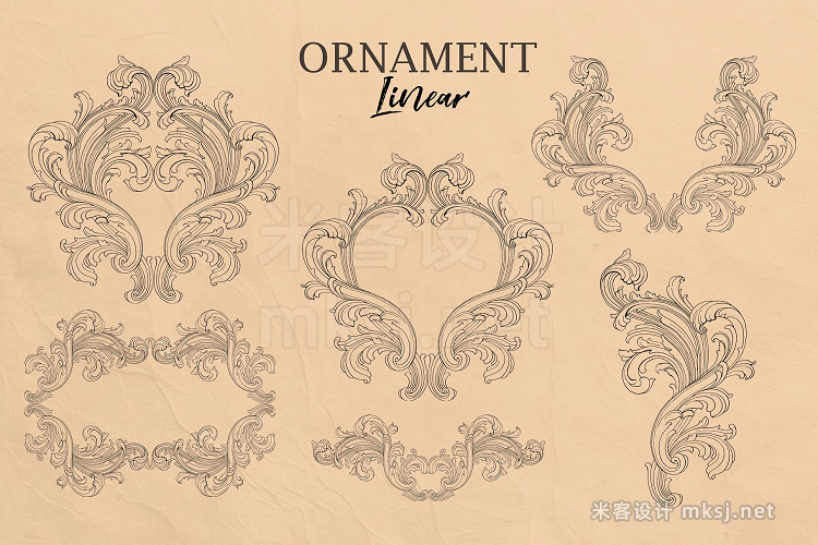 png素材 Ornament elements for decorate