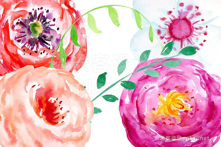 png素材 Watercolor Clipart Summertime
