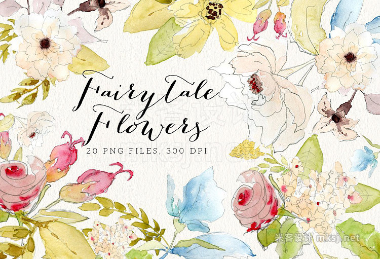 png素材 Fairytale Flowers
