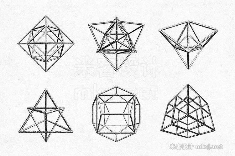 png素材 30 Geometric Polygons