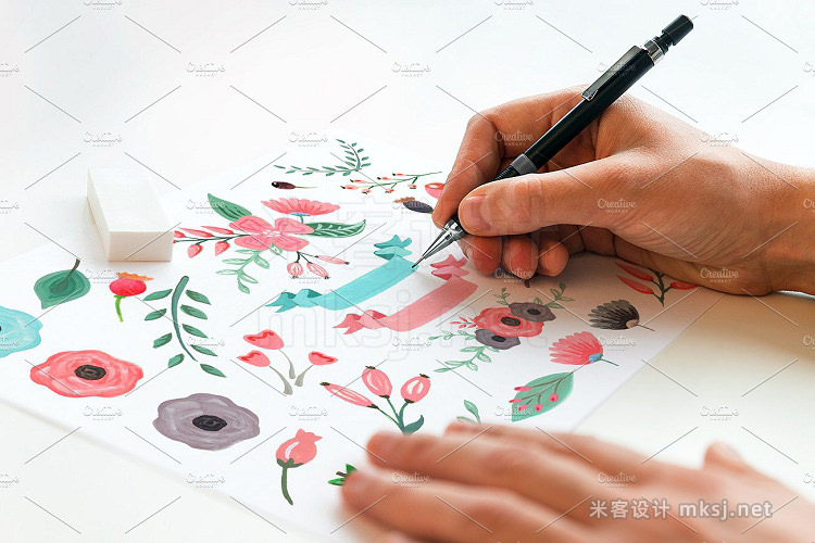 png素材 Floral watercolor clipart