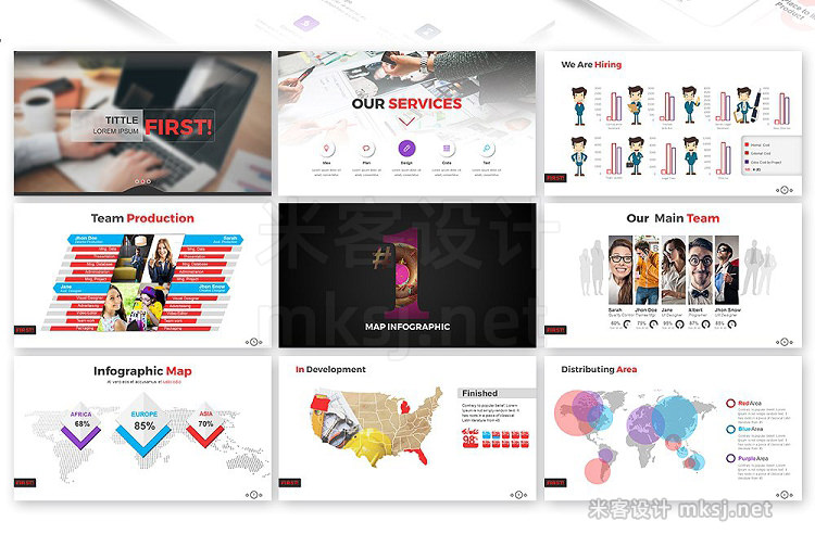 PPT模板 First Powerpoint Template