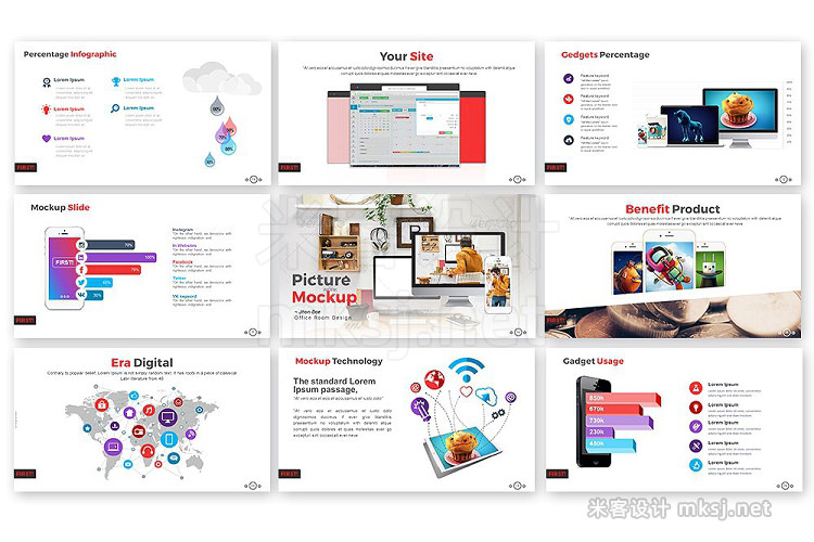 PPT模板 First Powerpoint Template